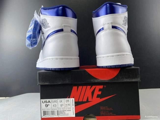 Kick Theory Retro Navy 555088-106 Jordan Metallic (2016) Air 1 0716